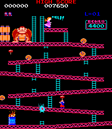 Donkey Kong Super Game Pack screenshot 8 for Colecovision